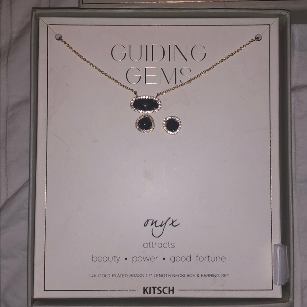 Necklace and earring set